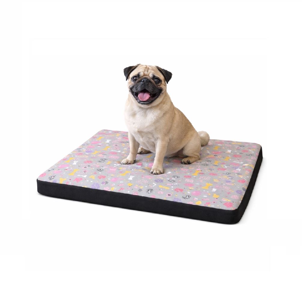 Cama colchoneta básica de verano para perro y gatos color gris talla 2
